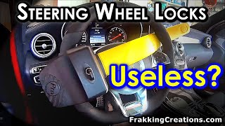 Arent they Low Tech Obsolete Best Steering Wheel Lock Stoplock Pro to stop Keyless car theft [upl. by Hasseman]