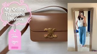 How I got my Celine Triomphe bag for 800 off of retail found another Celine for 1000 off Review [upl. by Jurgen]