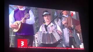 RRKC tradicinės instrumentinės muzikos ansamblis DUBYSA TV3 žiniose 20241012 [upl. by Inilahs]