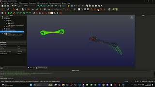 FreeCADMBDynCalculix display of body force and joint force using verctor fields [upl. by Forlini]