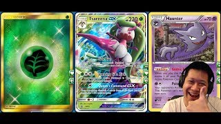 New PROMO TSAREENA GX DECK Using HAUNTER Confusion Ability [upl. by Eanahc]