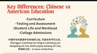 ChineseEducationComparison HanaC CHI1 fal24 [upl. by Sire]