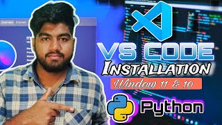 How to install visual studio code  windows 11 and 10  Run python code in Vscode  ArpitVirus [upl. by Vallonia674]