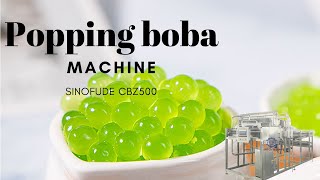 How to make popping boba Super Auto popping boba making machine Bubbles Boba depositing machine [upl. by Doi14]