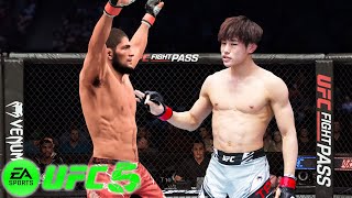 🥊 Khabib Nurmagomedov vs Tatsuro Taira EA sports UFC 5 🥊 [upl. by Massimiliano256]