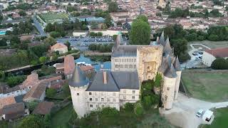 Chateau de La Rochefoucauld Fly over [upl. by Uhsoj997]