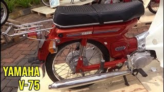 YAMAHA V75 tahun 1978 Original style Merah Metalic by Struzzo Garage [upl. by Goldina]