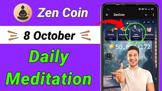 Zen coin daily meditation today  Zen coin daily meditation  Zen coin [upl. by Philbrook]