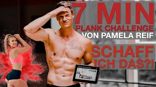 7 Minuten Plank Challenge von Pamela Reif  Herausforderung  Yannick Schlemm [upl. by Eenaffit965]