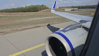 SAS A320NEO Sunny Afternoon Takeoff from Oslo SEROI [upl. by Aerbma]