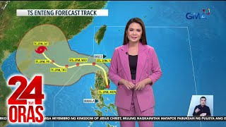 Bagyong EntengPH patuloy na mananalasa sa Pilipinas kasabay ng Hanging Habagat  24 Oras [upl. by Anicnarf708]