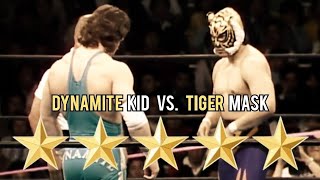 Dynamite Kid vs Tiger Mask  Highlights  NJPW April 21st 1983  5 STARS Match [upl. by Ileek]