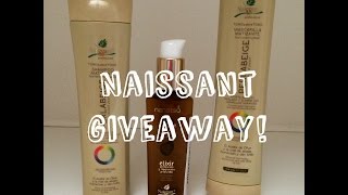 CLOSED GIVEAWAY Naissant Perla Beige Toning Shampoo Mask and Argan Oil [upl. by Enymsaj]