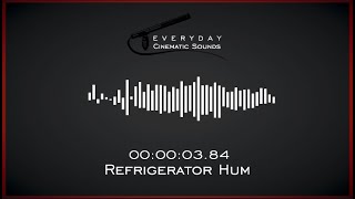 Refrigerator Hum  HQ Sound Effect [upl. by Ahsilyt]