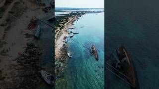 Aftermath of a storm in Formentera 🤯🛥️ storm viralvideo yachtlife sailing shorts [upl. by Rosamund]