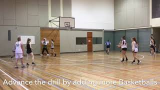 Basketball Drills  Pivoting amp Passing [upl. by Budding169]