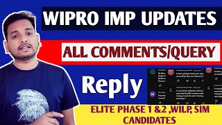 Wipro All Imp Updates  All Doubts Cleared  Onboarding Joining  Interview ResultsRejection Mail [upl. by Oilisab]