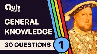 Quiz Master General Knowledge 1  The ultimate Pub Quizzes [upl. by Esylle]