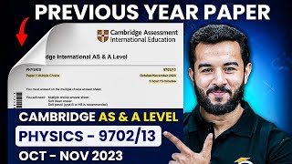 Cambridge AS And A Level Physics  Cambridge AS amp A Level Physics 970213ON23  9702 Physics [upl. by Eneliak103]