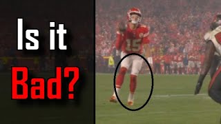 What we know about the Patrick Mahomes Injury  Kansas City Chiefs Vs Tampa Bay Buccaneers [upl. by Aicsile]