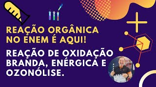 QUESTÃO 0304 REAÇÃO DE OXIDAÇÃO ENÉRGICA BRANDA e OZONÓLISE [upl. by Eradis]