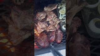 Tomahawk steak on grill [upl. by Weksler]