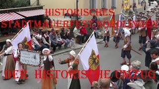 Der Historische Umzug  Historisches Stadtmauerfest 2019 [upl. by Selie]