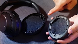 How to Replace Sony WH1000XM3 Headphones Earpads Cushions [upl. by Edin289]