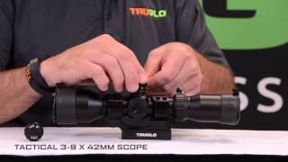 TRUGLO Tactical 39x42mm Scope  Turret Replacement [upl. by Lehcin285]