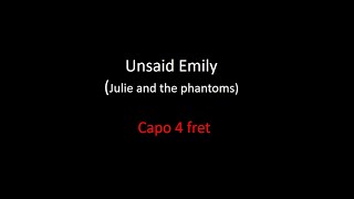 Julie and the Phantoms  Unsaid Emily chords and lyrics [upl. by Felty]