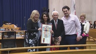 Araksya Karapetyan honored during Armenian History Month for contributions to community [upl. by Arriaes]