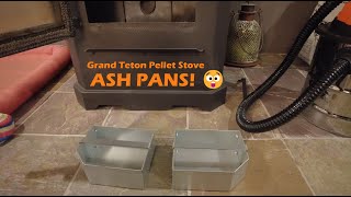 Grand Teton Teewinot pellet stove ash pans [upl. by Ludovick]