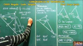 Congruencia de Triángulos Full Problemas Resueltos de Geometría Admisión a la Universidad [upl. by Holmun745]