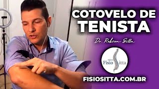 TRATAMENTO EPICONDILITE LATERAL do COTOVELO TERAPIA MANUAL Clínica de Fisioterapia Dr Robson Sitta [upl. by Ciaphus]