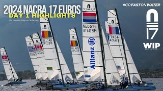 2024 Nacra 17 European Championship highlights Day 1 [upl. by Philippe]