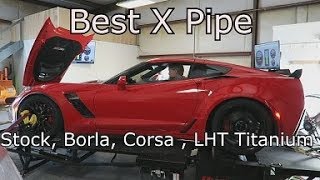 Corvette C7 ZO6 X pipe test [upl. by Lomasi]