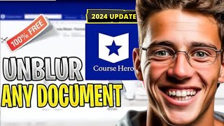 How to UNLOCK Unlimited Course Hero Documents for FREE Unblur Answers amp MORE [upl. by Aloise570]