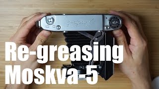 Regresing an old folding camera Moskva5 [upl. by Cantone567]