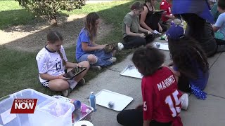 WaynesfieldGoshen students explore STEM in a fun interactive way through Rhodes State [upl. by Karoly873]