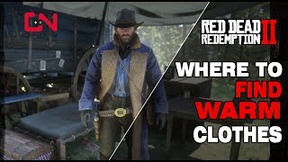 RDR2 Where to find Warm Clothes  Outfits [upl. by Pucida]