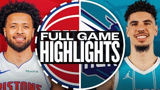 PISTONS at HORNETS  FULL GAME HIGHLIGHTS  November 21 2024 [upl. by Leno]