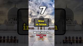 sins in Islam 🥵  shortviral shortvideo islamicvideo shorts ytvideo [upl. by Esinwahs196]