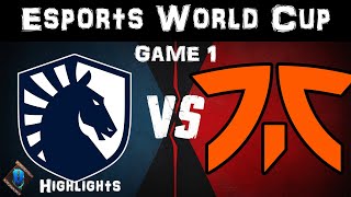 TL vs FNC Highlights Game 1 Esports Worlds Cup 2024 Quarterfinals Team Liquid vs Fnatic by Onivia [upl. by Noremmac]