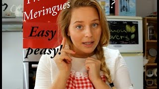 Meringue recipe easy  Meringue Cookies  French Flavour  LemonLovers [upl. by Airyt934]