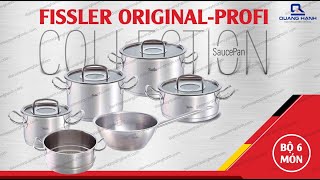 Bộ Nồi Fissler Original Profi Collection Saucepan 6 Món [upl. by Narik]