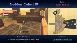 Goddess Cubes amp Chests Locations In The Legend of Zelda Skyward Sword [upl. by Euqinay]