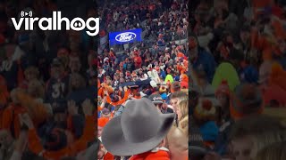 Denver Broncos Mascot Goes Crowd Surfing  ViralHog [upl. by Corb]