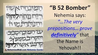 6 Eight proofs from the Masoretic Text that Adonais vowels were placed on YHWH Part A [upl. by Ezequiel675]