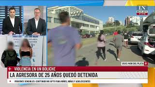 Violencia en un boliche en Mar del Plata una mujer le cortó la cara a otra joven [upl. by Christan608]