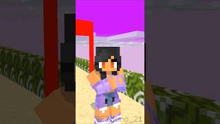 Game IQ Run with Aphmau vs Noob Girl Hadal Ahbek  Issam Alnajjar minecraftanimation aphmau [upl. by Chuu]